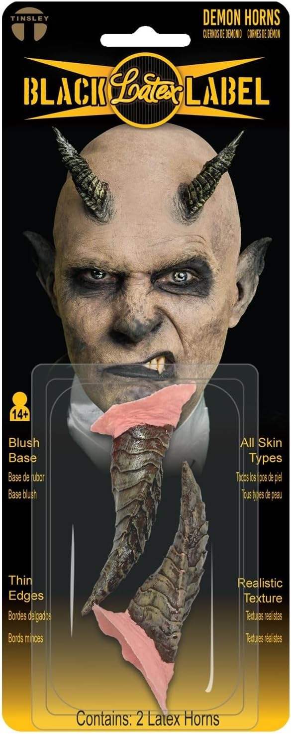 Tinsley Transfers Demon Horns Latex Standard