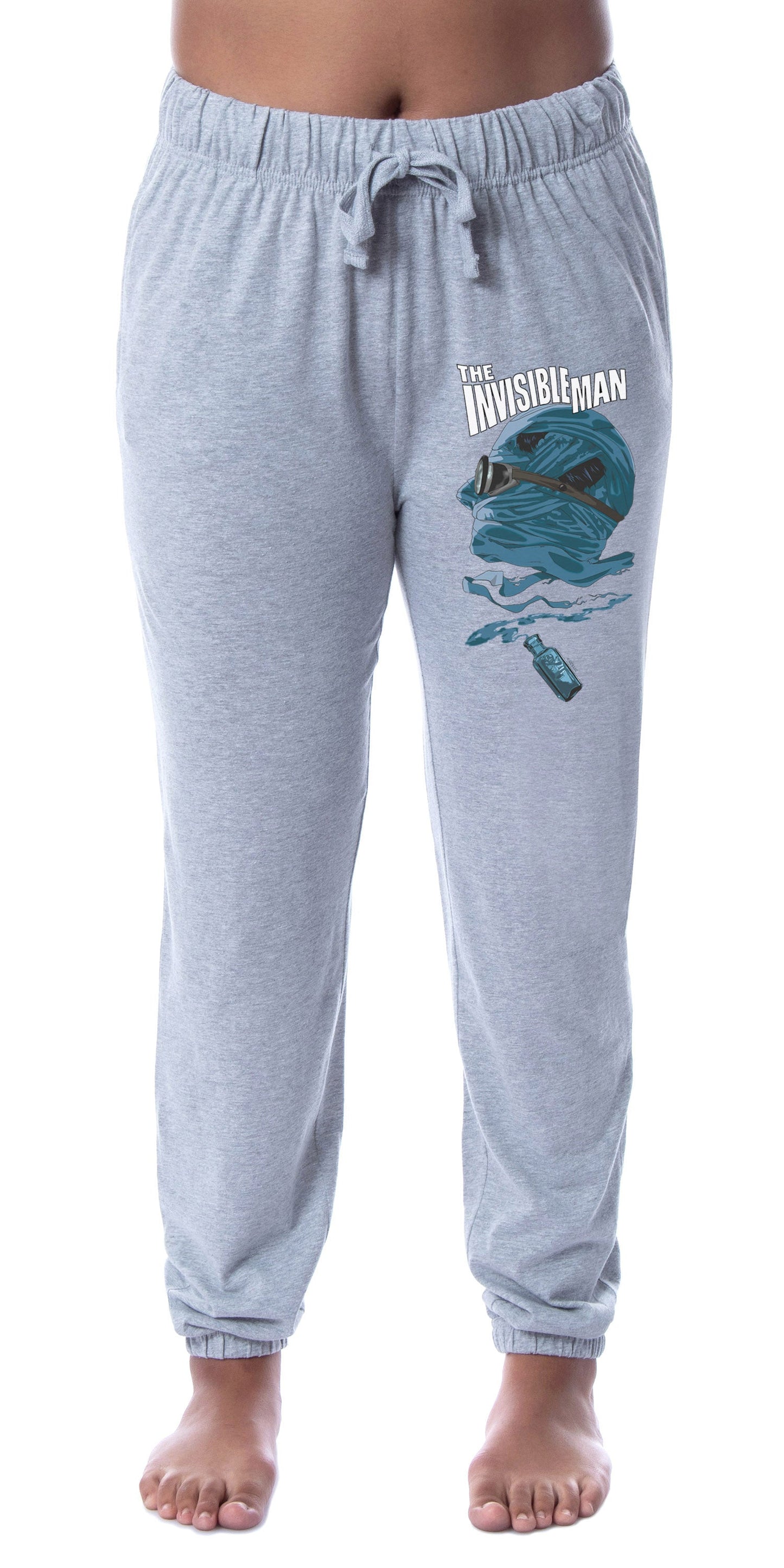 Universal Monsters Womens' The Invisible Man Halloween Sleep Jogger Pajama Pants