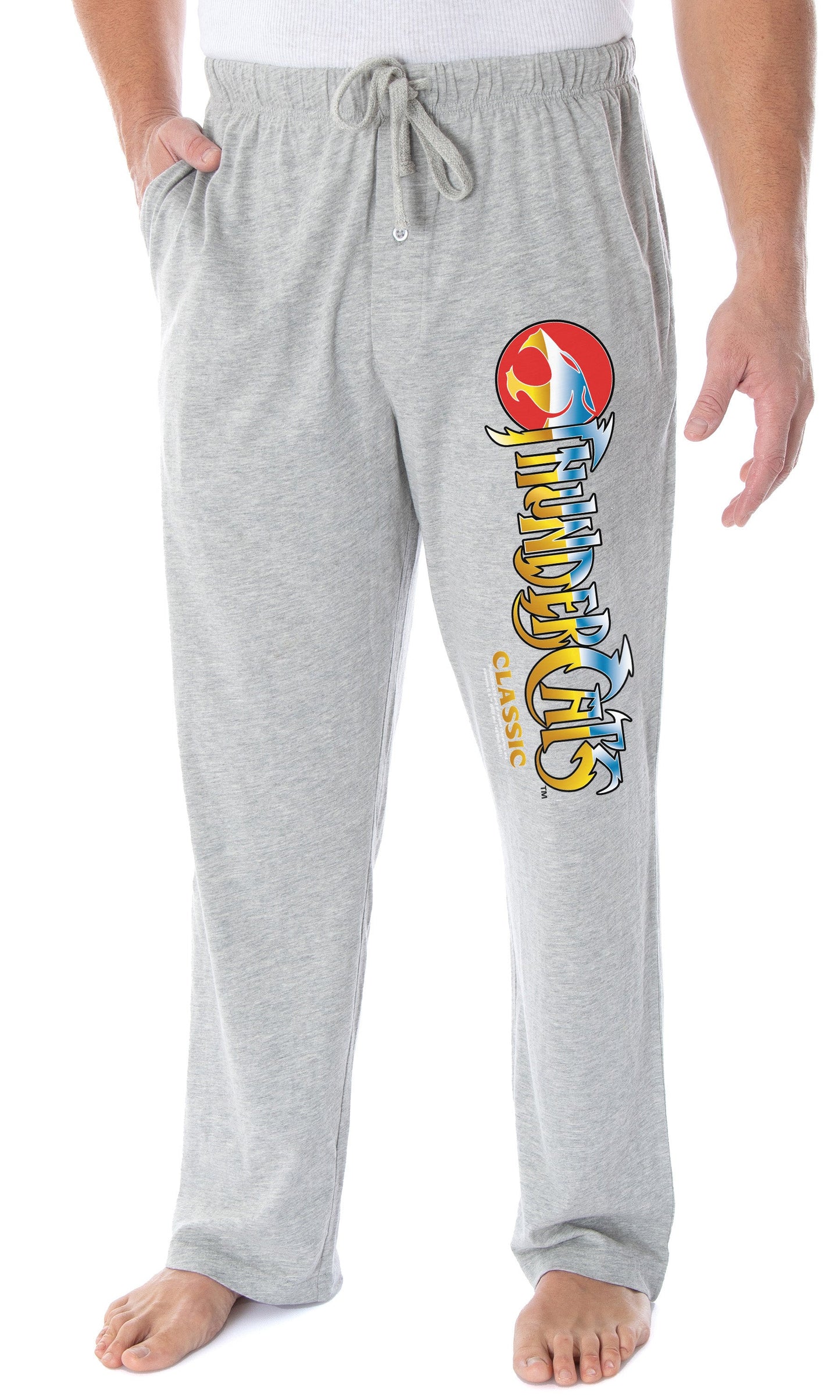 ThunderCats Men's Classic Cartoon Logo Adult Loungewear Sleep Pajama Pants