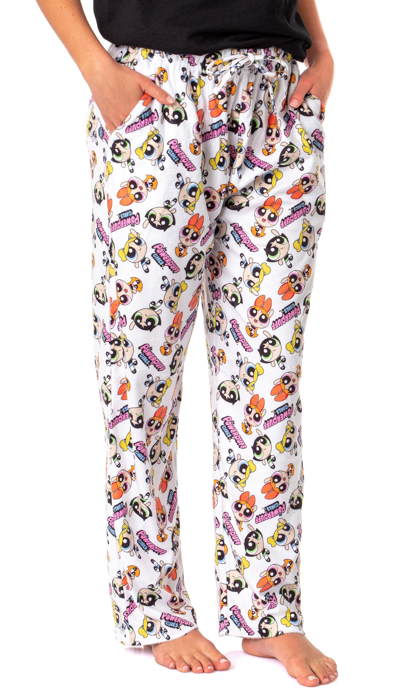 The Powerpuff Girls Womens' TV Series Show Characters Sleep Pajama Pants