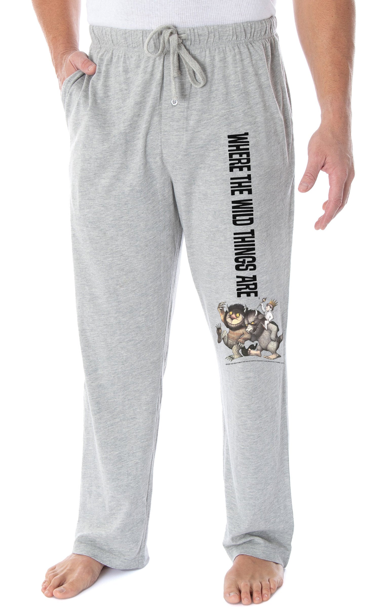 Where The Wild Things Are Book Adult Men's Loungewear Pajama Pants
