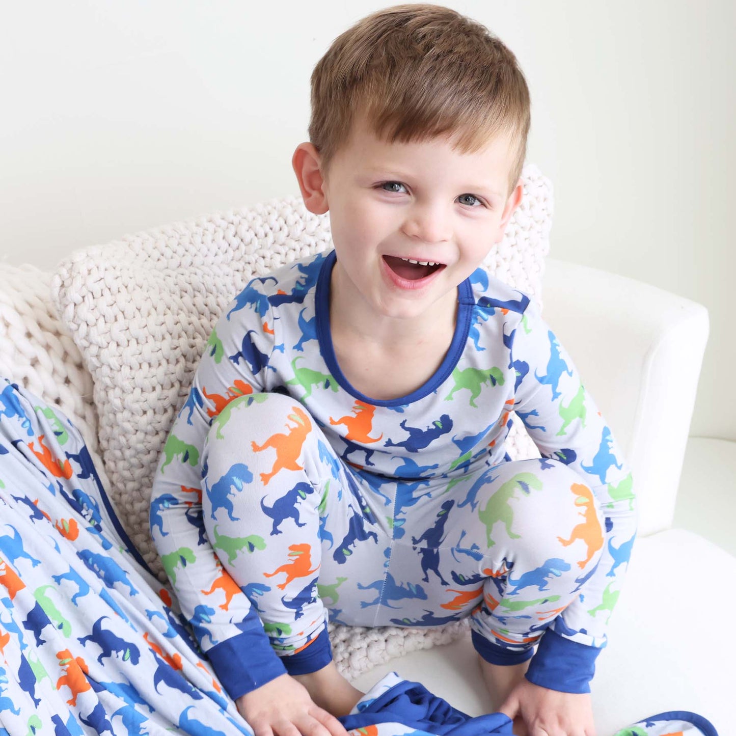 Tiny T-Rex Two Piece Pajama Set