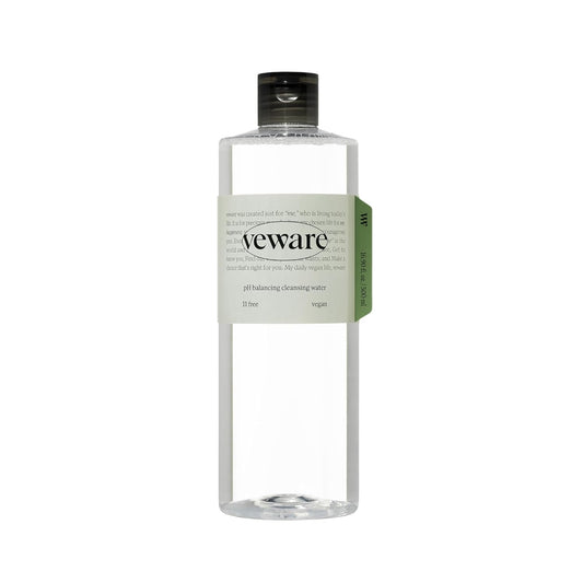 Vegan pH Balancing Cleansing Water Micellar water 100% Vegan Formula Make up remover, For Soothing and Moisturizing Cleansing, Unscented, Hypoallergenic 500ml 16.90 fl.oz.