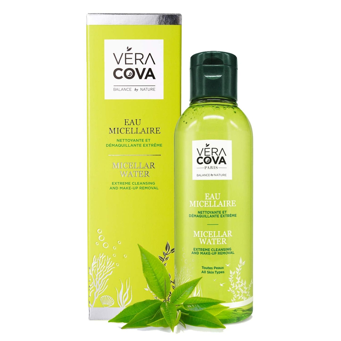 Veracova micellar water - Extreme Cleansing and Make Up Removal, Makeup Remover and Skin Cleanser For All Skin Types