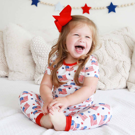 American Dreams Two Piece Pajama Set