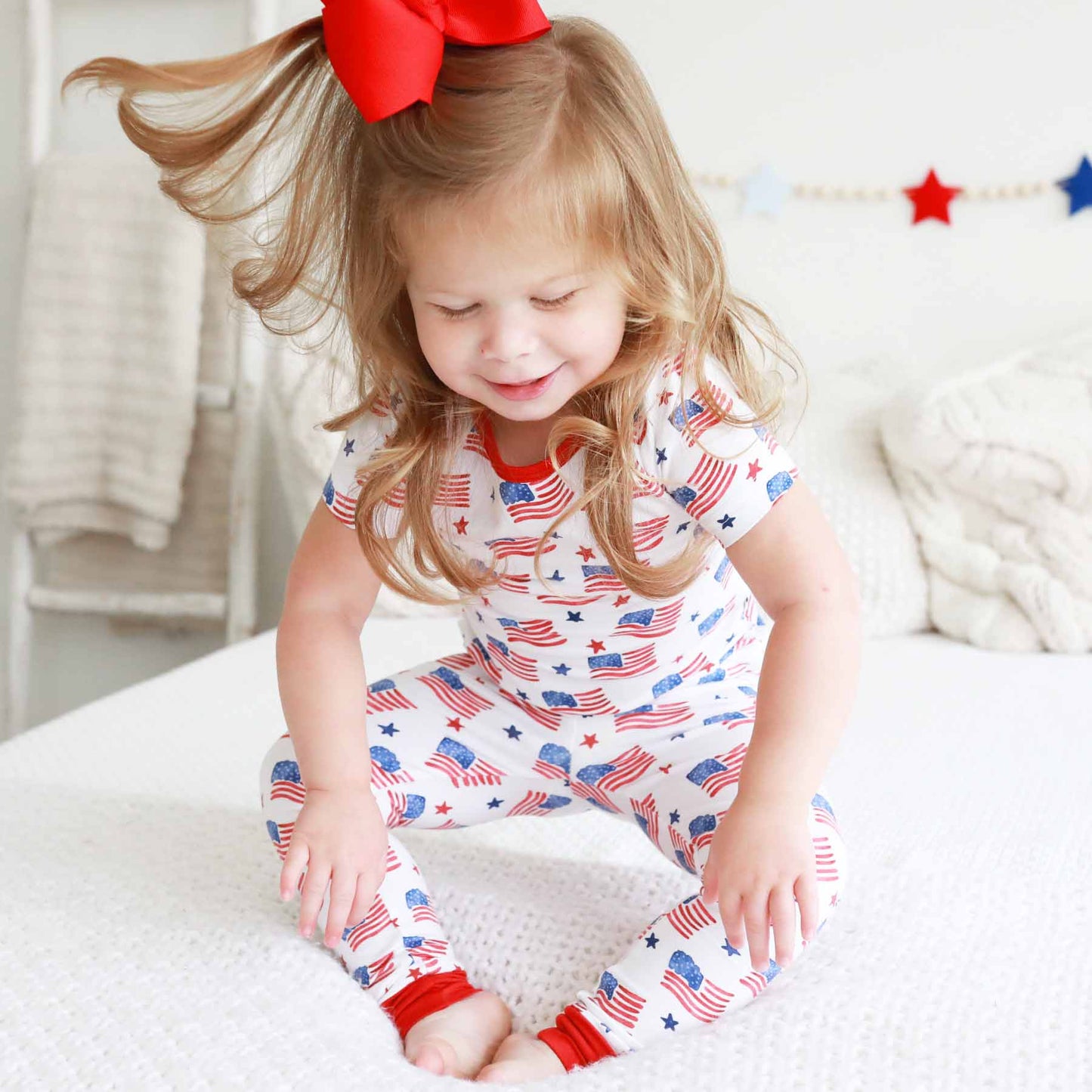 American Dreams Two Piece Pajama Set