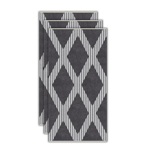 100% Cotton, Diamond Style Summer Beach Towel, 3 Piece Pack, 32" X 62" - zoter Shop