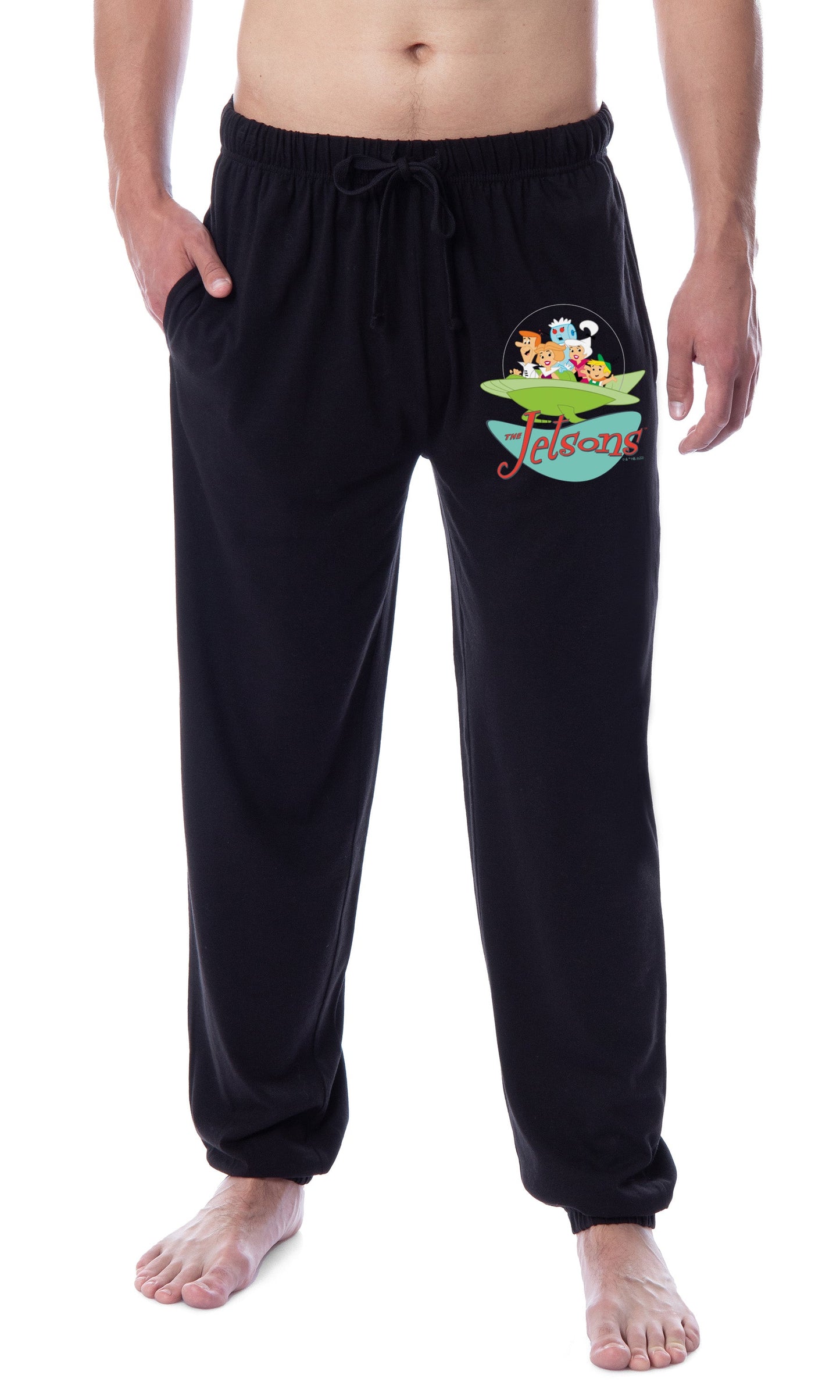 The Jetsons Men's Classic George Jane Judy Sleep Jogger Pajama Pants
