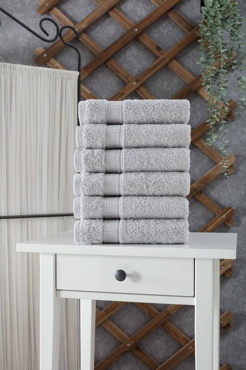 Turkish Cotton Hand Towel Set of 6 - zoter Shop