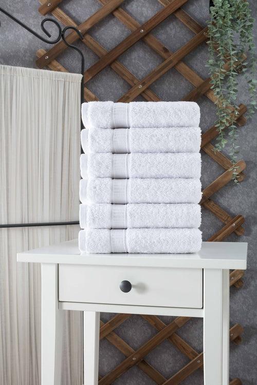 Turkish Cotton Hand Towel Set of 6 - zoter Shop