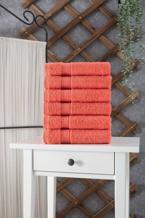 Turkish Cotton Hand Towel Set of 6 - zoter Shop