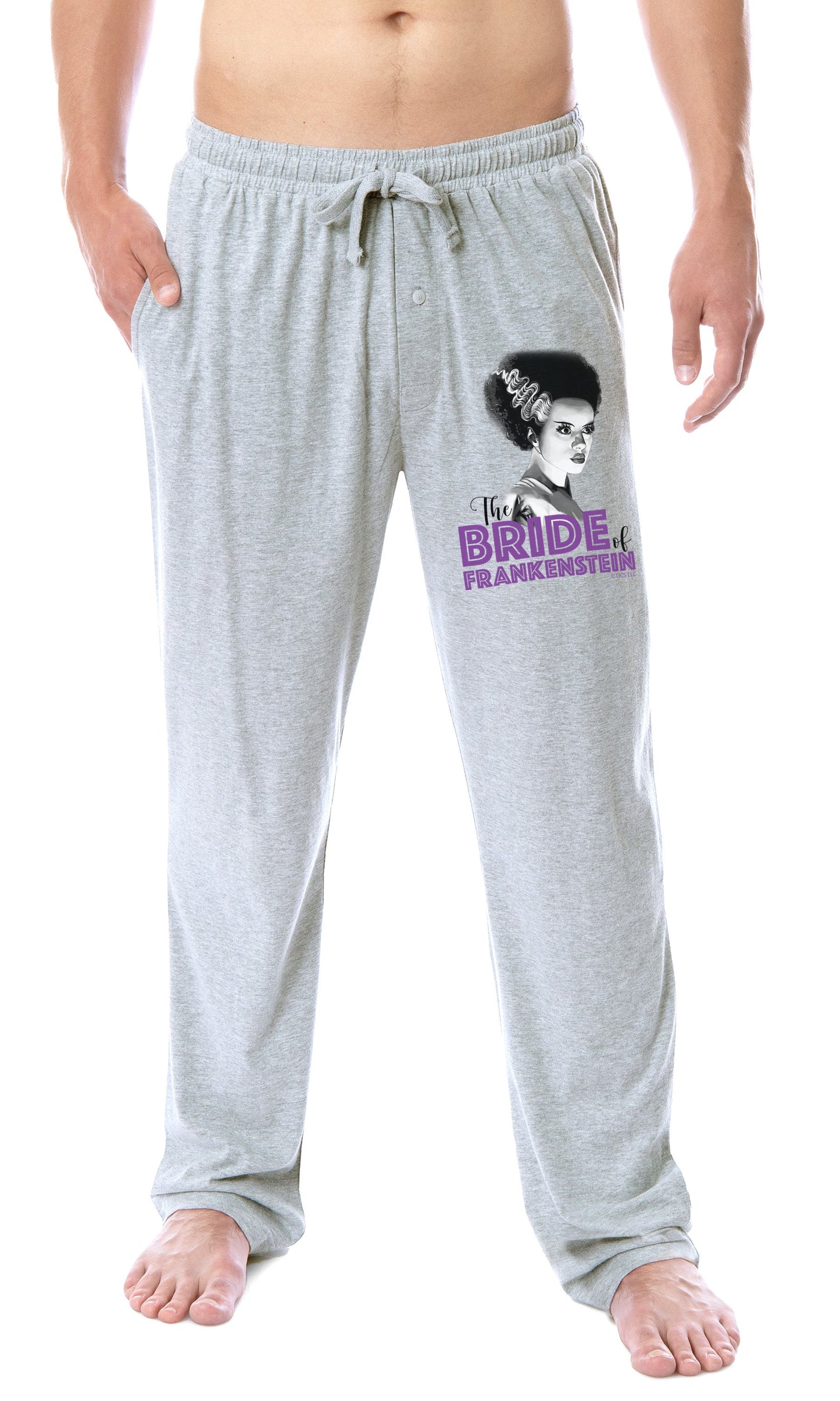 Universal Monsters Mens' The Bride of Frankenstein Character Halloween Sleep Pajama Pants