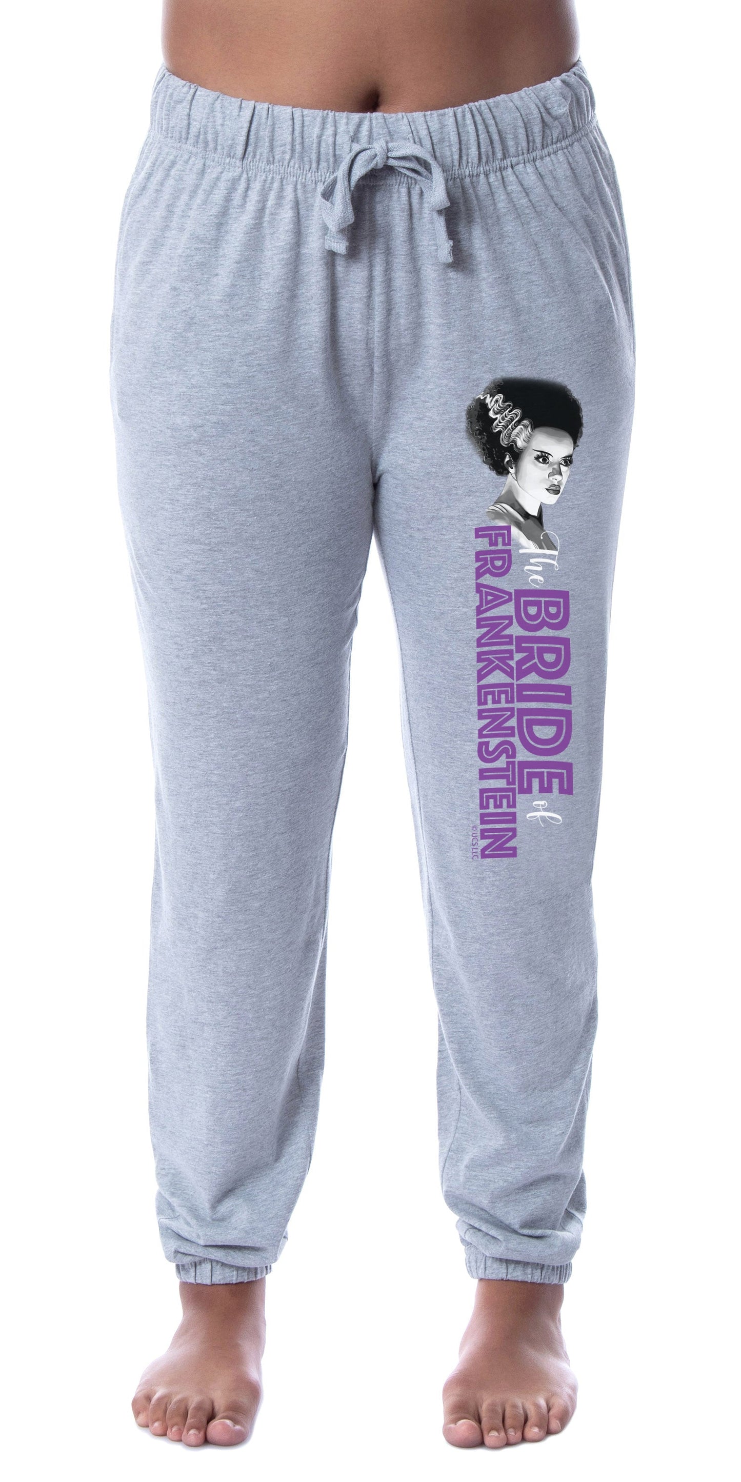 Universal Monsters Womens' The Bride of Frankenstein Sleep Jogger Pajama Pants
