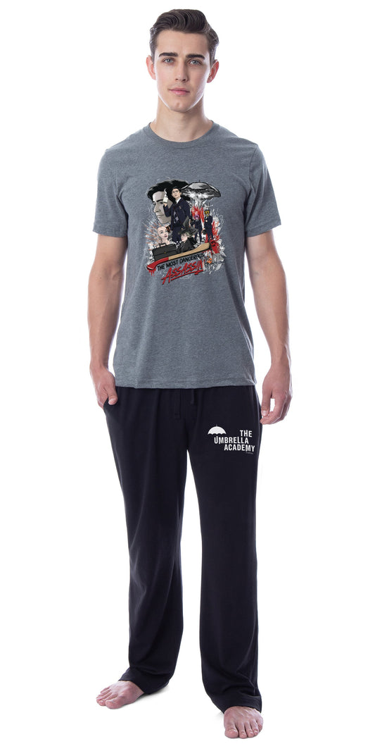 The Umbrella Academy Mens' Number Five TV Series Character Sleep Pajama Set