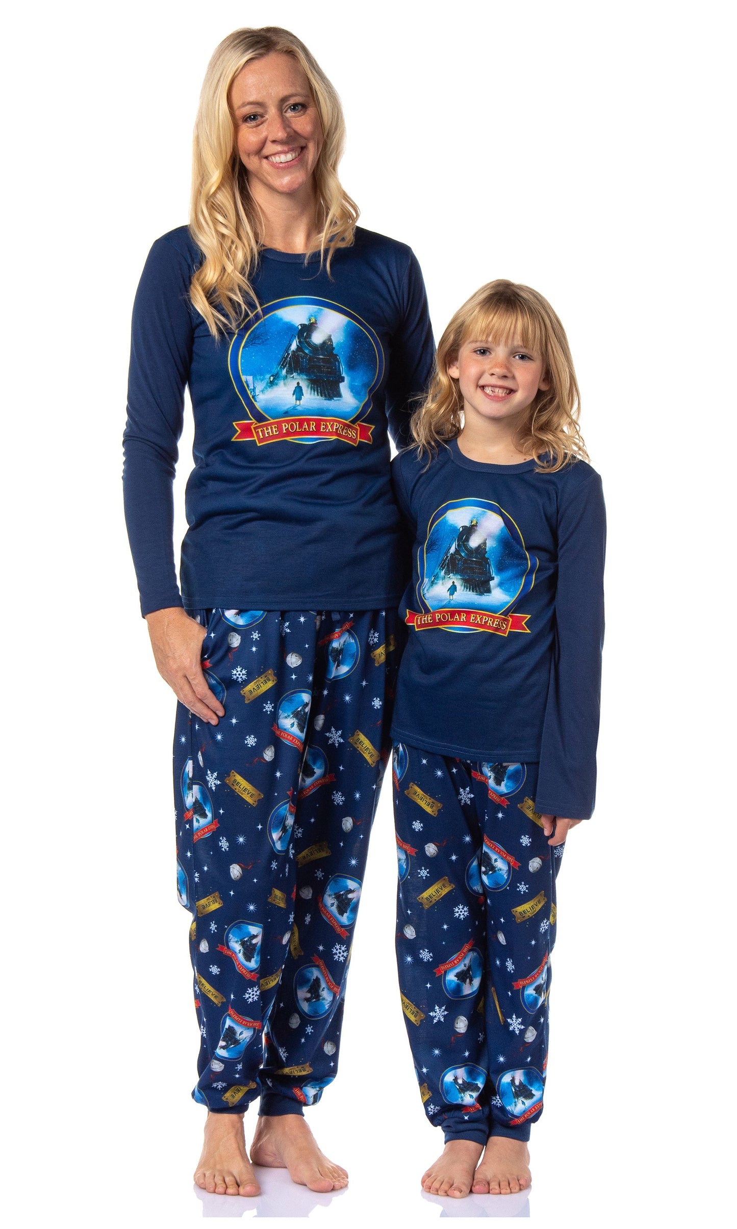 The Polar Express Womens' Train Movie Film Sleep Jogger Pajama Set