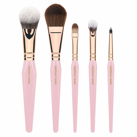 Bdellium Tools PINK GOLDEN TRIANGLE FACE & EYES SET