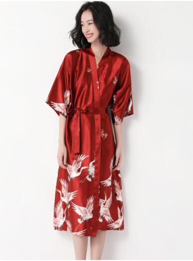 "Eagle Wing's Robe" 2 Piece Robe & Nightgown Set