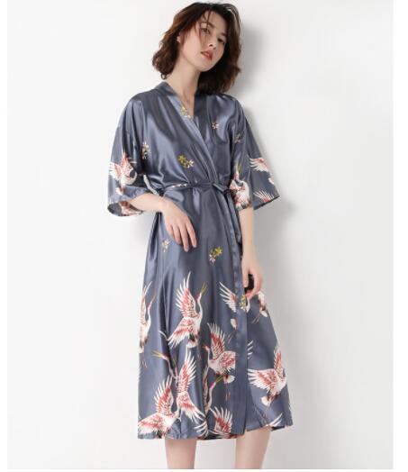 "Eagle Wing's Robe" 2 Piece Robe & Nightgown Set