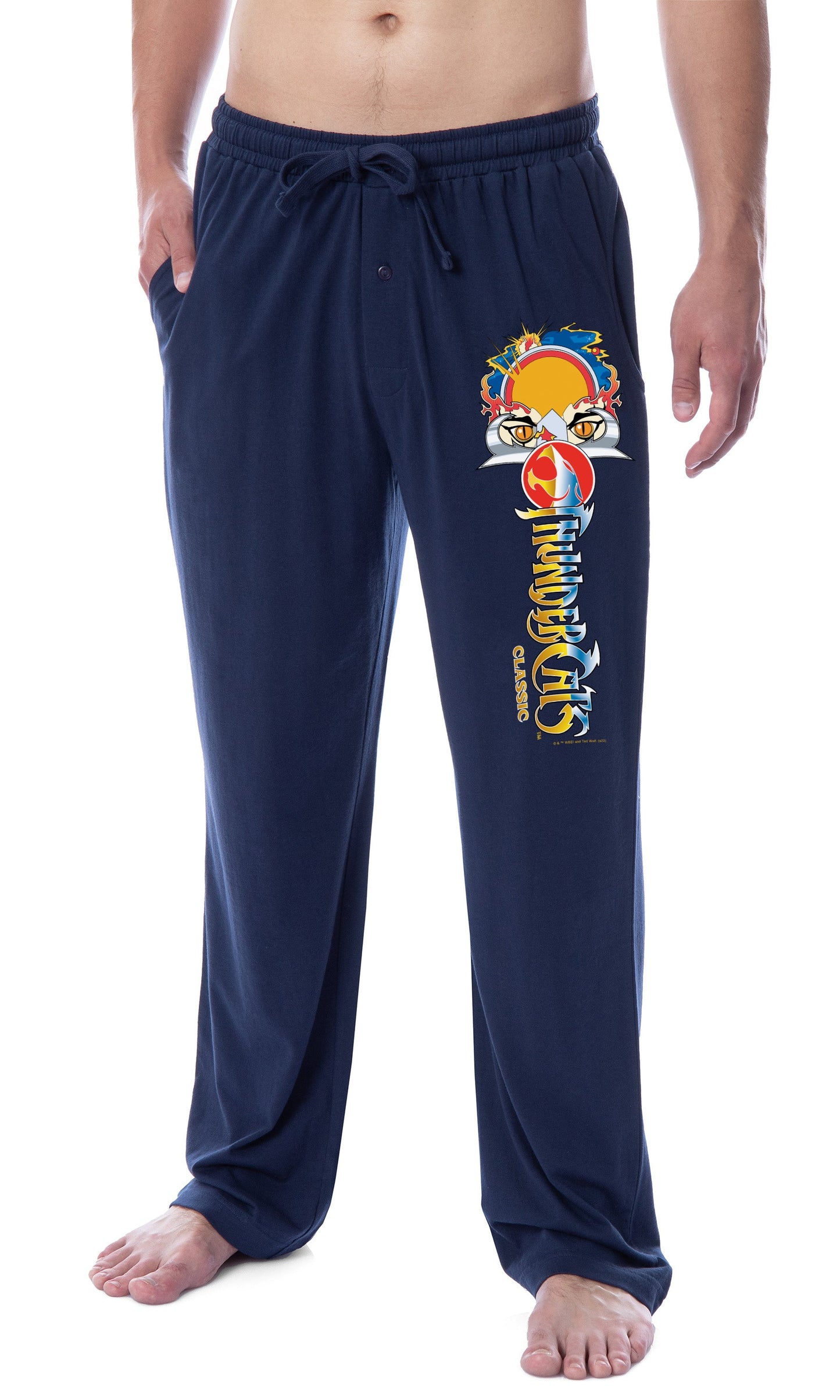 Thundercats Mens' Classic Show Title Logo Character Sleep Pajama Pants