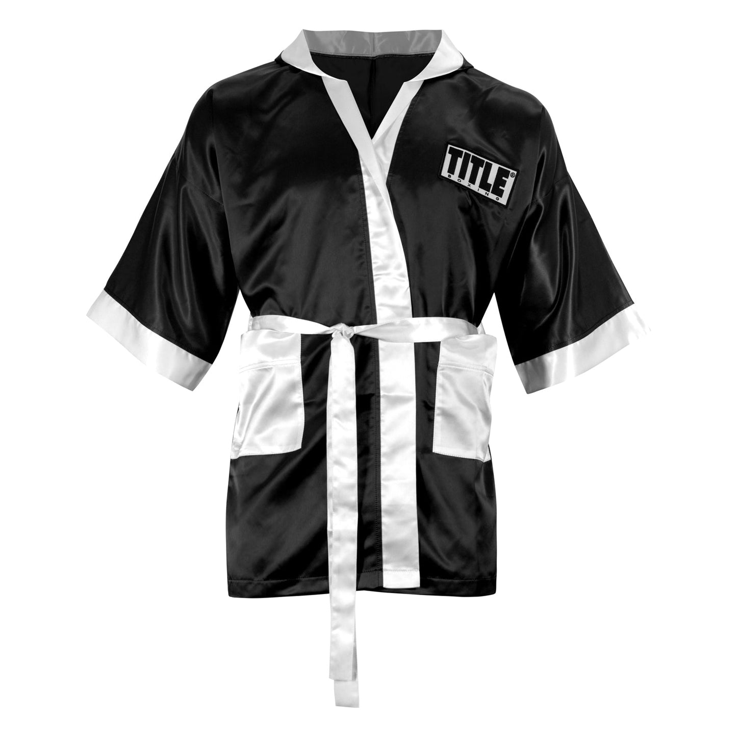 color:black/white::TITLE Boxing Stock Fingertip Robe 2.0 main view