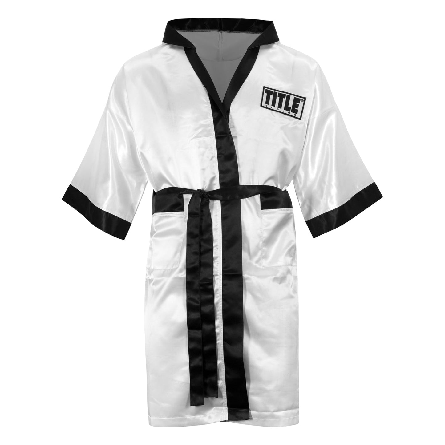 color:white/black::TITLE Boxing Stock Full Length Robe 3.0 main view