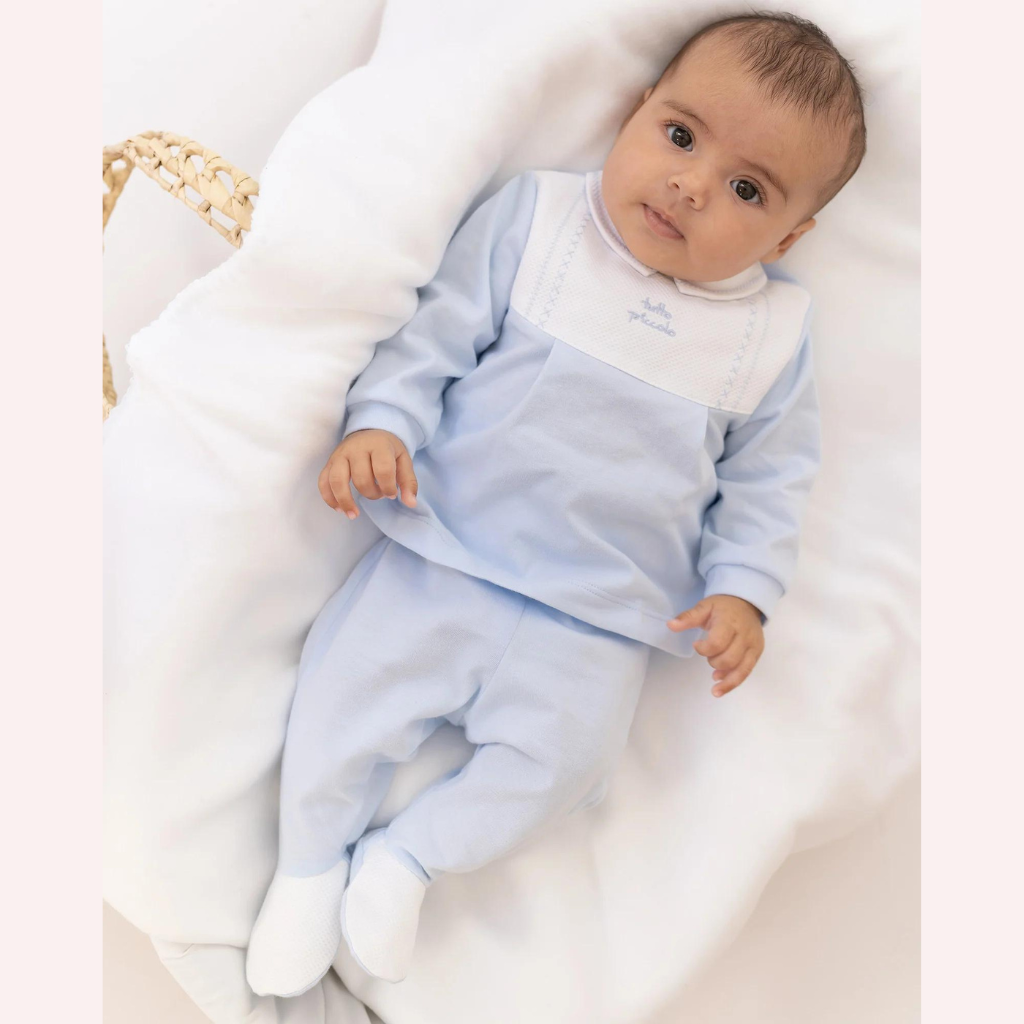 Tutto Piccolo Sky Blue 2 Piece Pajama Set
