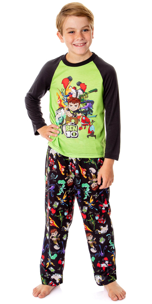Ben 10 Boys' Cartoon TV Series Omnitrix Characters Aliens Sleep Pajama Set