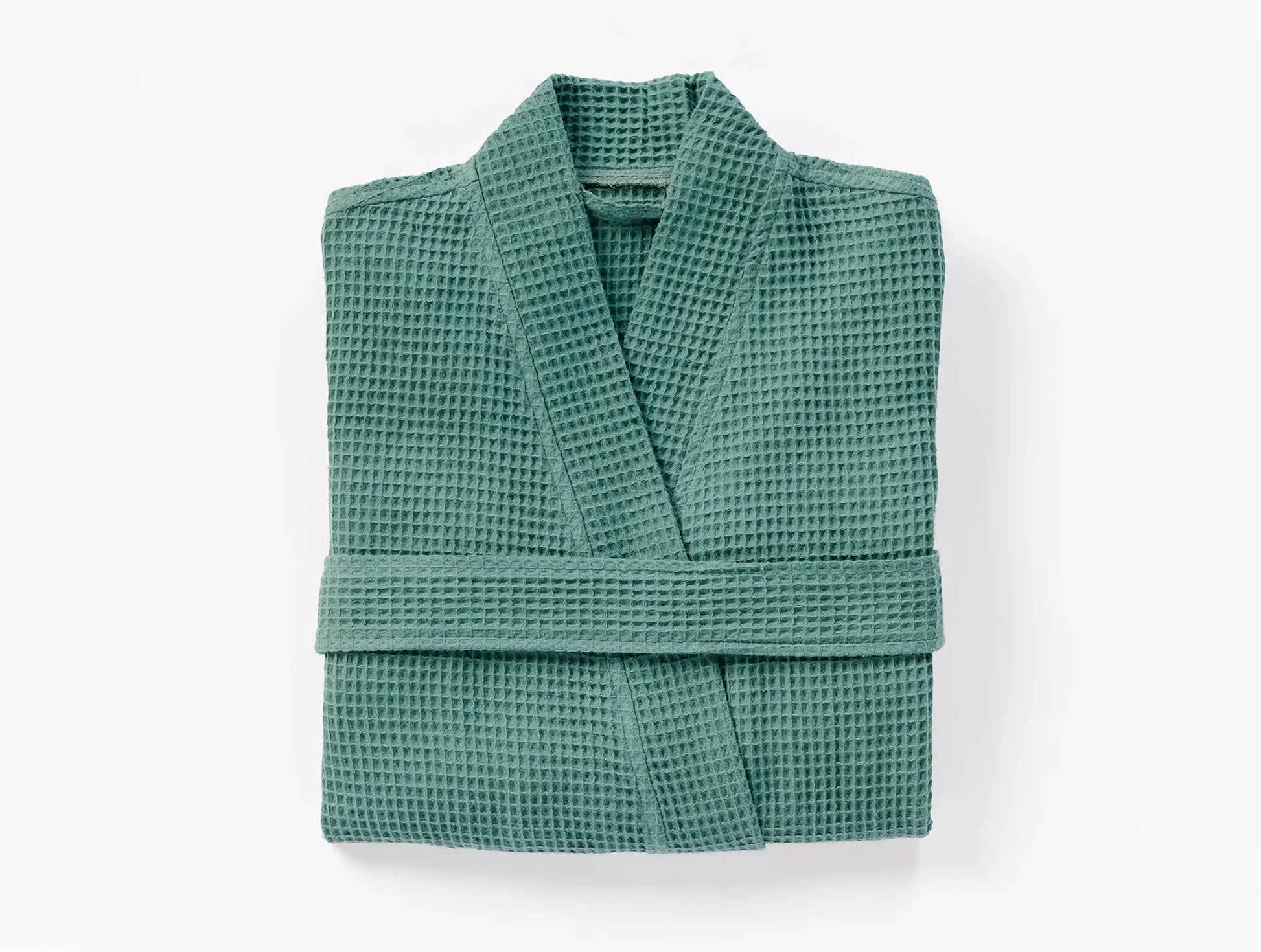 Unisex Waffle Robe Robes Coyuchi Spruce XS/S