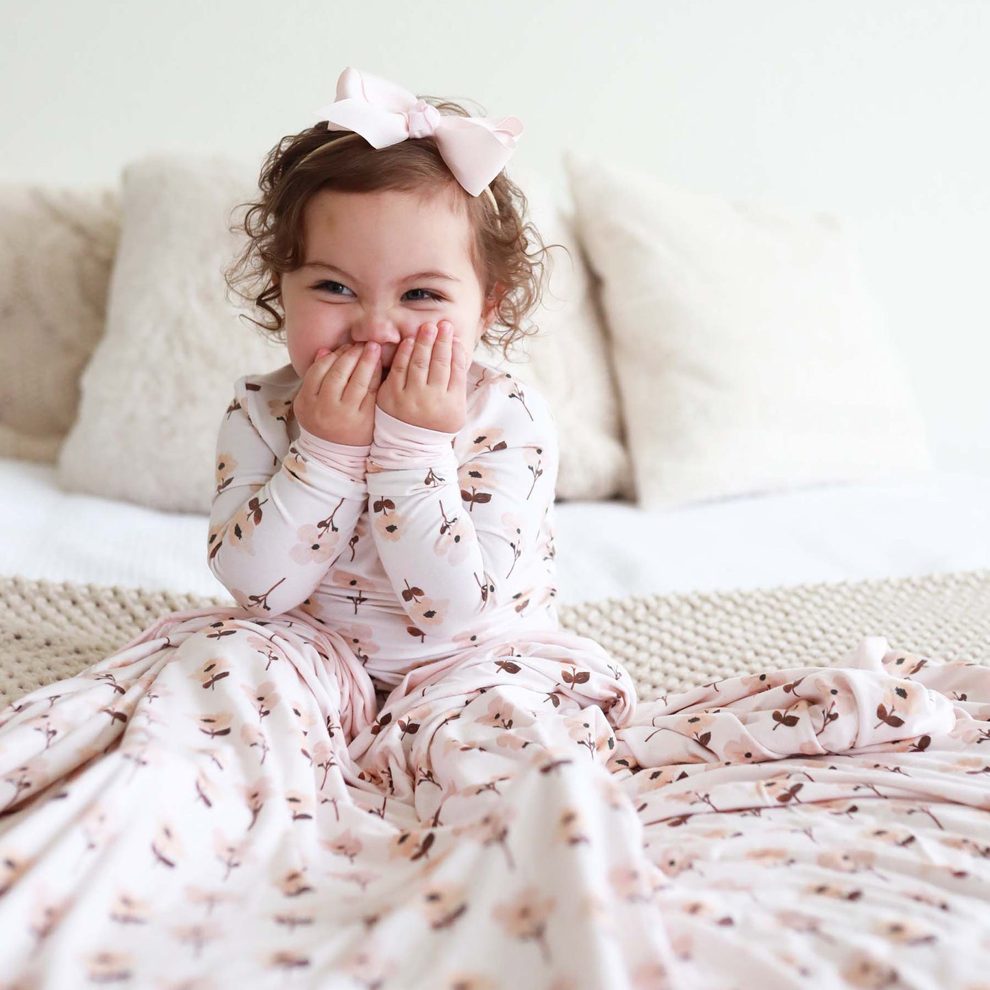 Vera's Vintage Floral Two Piece Pajama Set