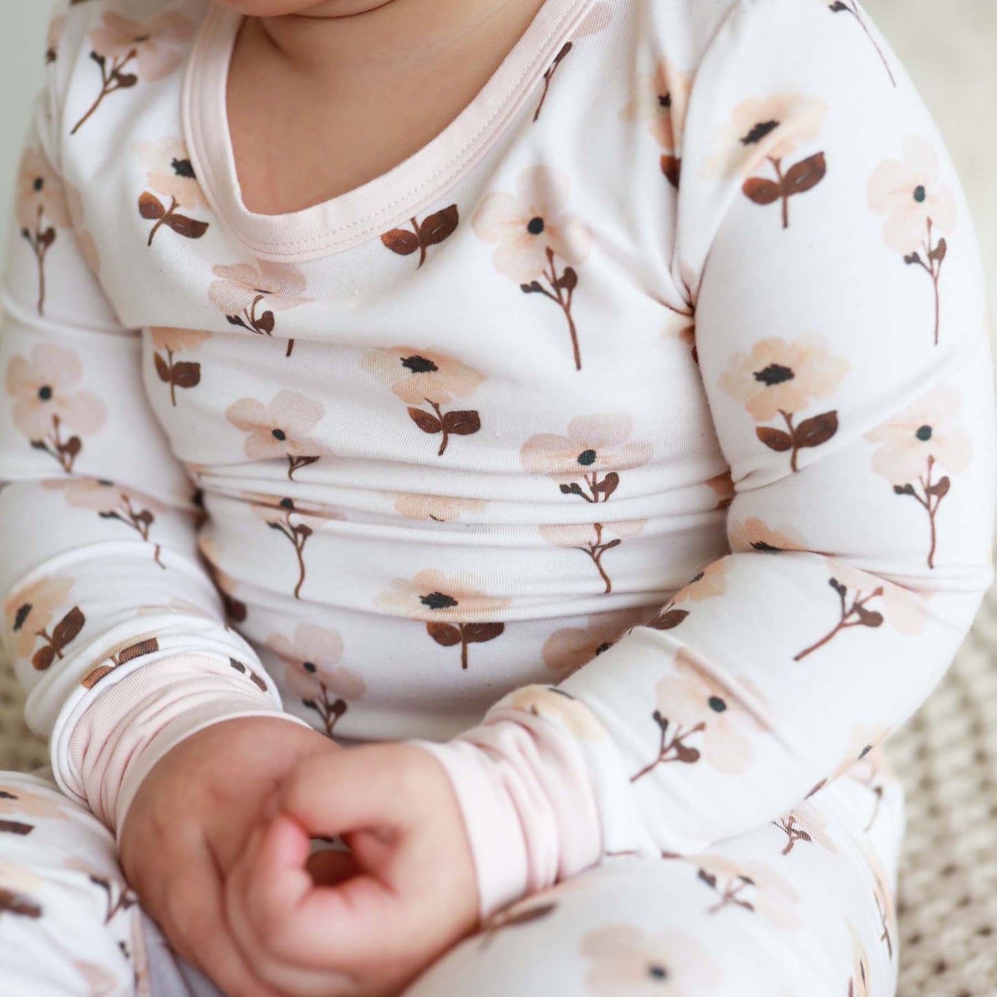 Vera's Vintage Floral Two Piece Pajama Set