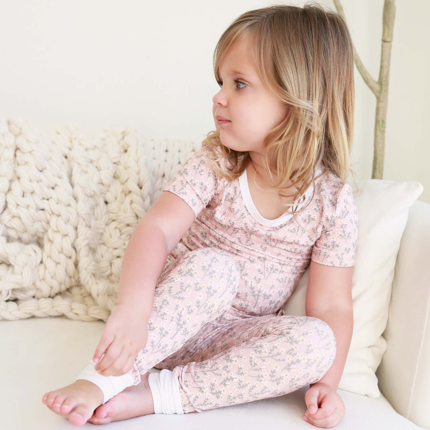 Weslie's Wildflower Two Piece Pajama Set