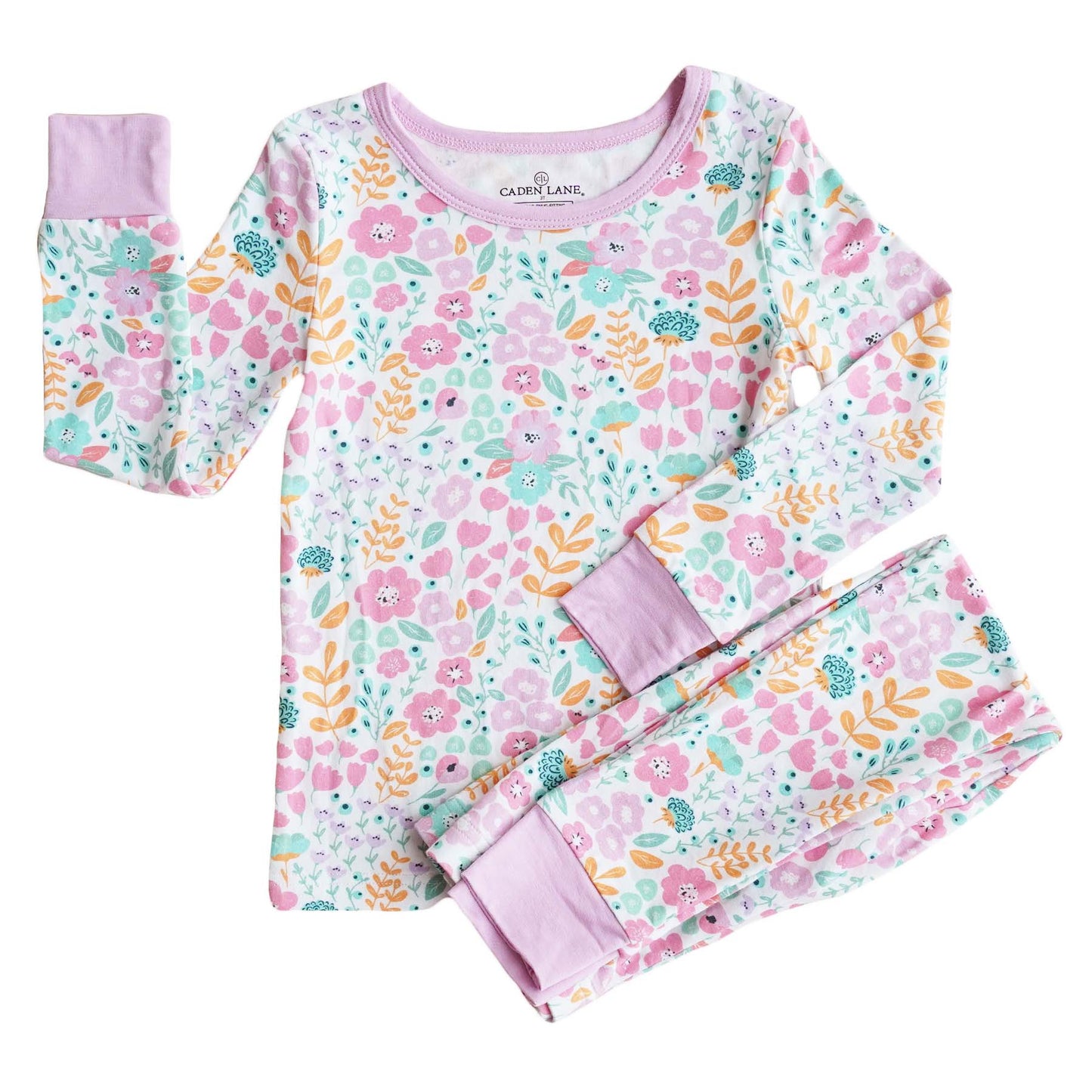 Willow's Whimsy Floral Two Piece Pajama Set