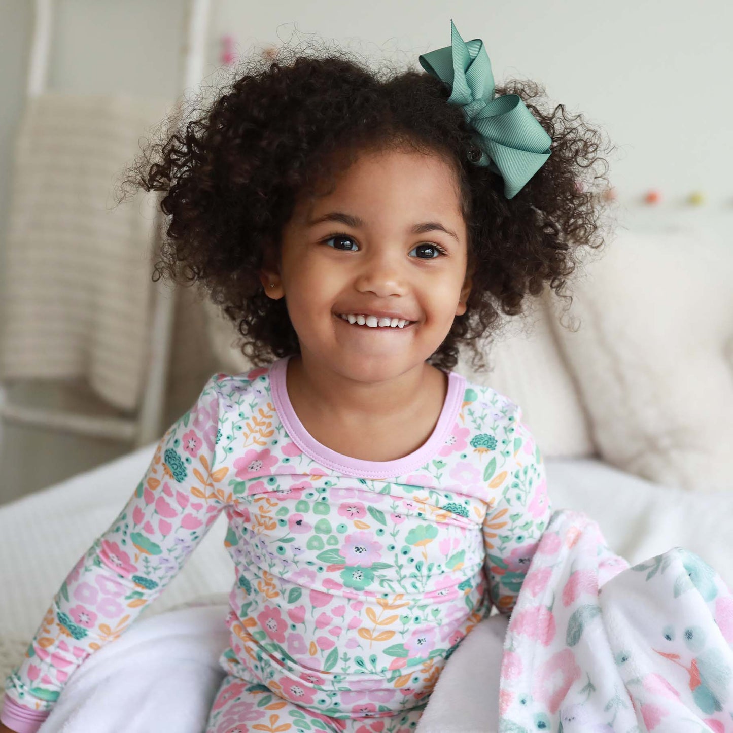 Willow's Whimsy Floral Two Piece Pajama Set