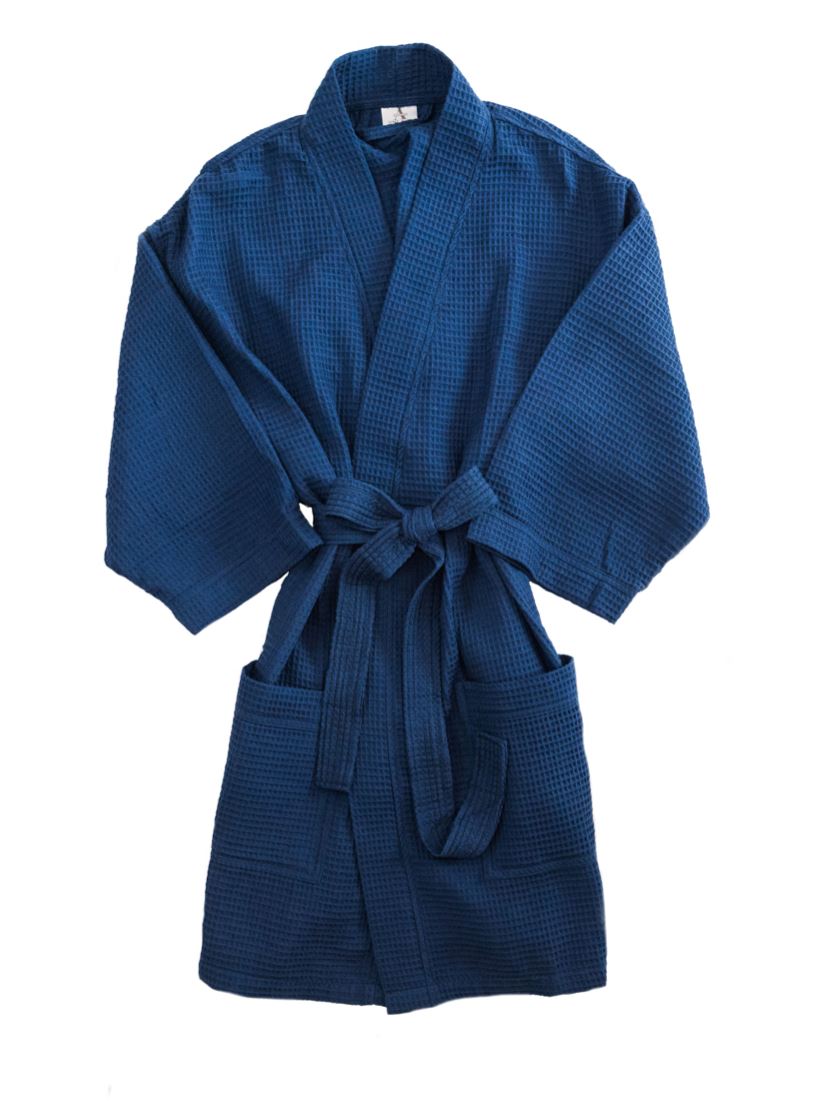 Women's Waffle Robe Robes Pendergrass Navy O/S